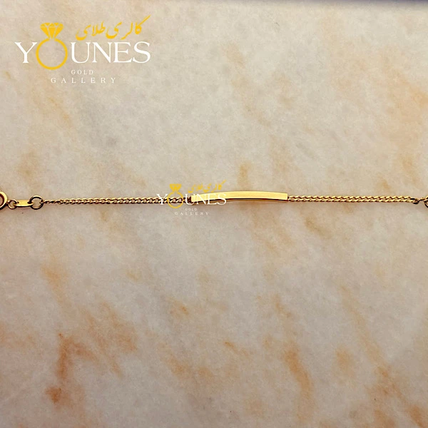 دستبند طلا کارتیر ریز نوزاد